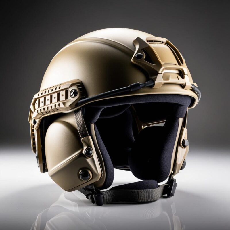 Advanced Ballistic Helmet with Integrated Padding & Comfort Liners