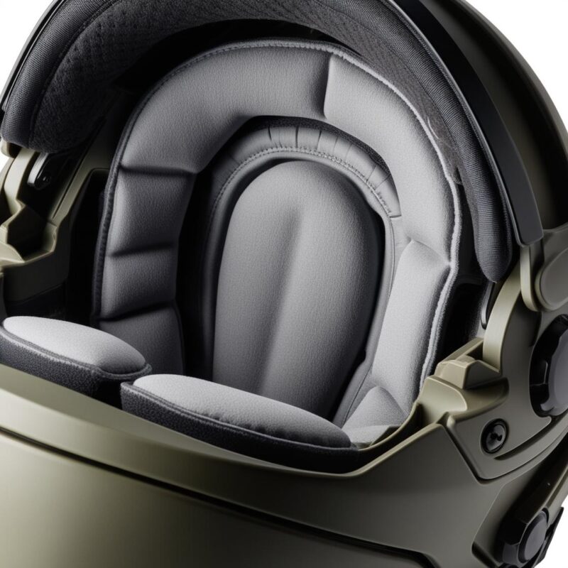Advanced Ballistic Helmet with Integrated Padding & Comfort Liners - Image 4