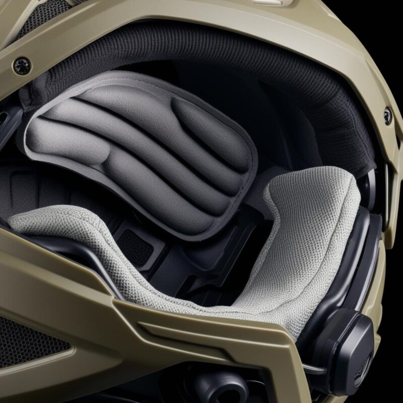 Advanced Ballistic Helmet with Integrated Padding & Comfort Liners - Image 3