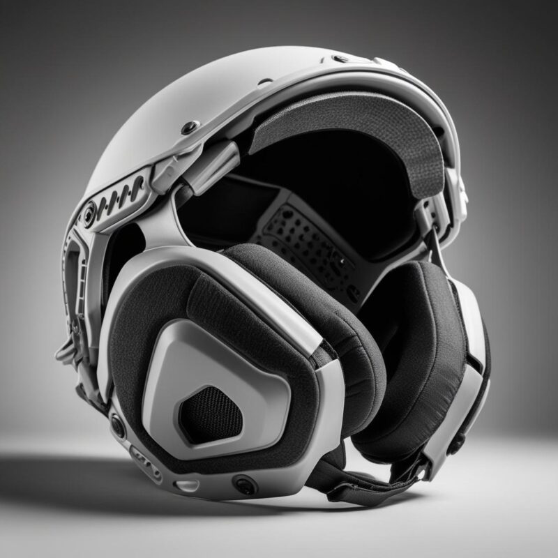 Advanced Ballistic Helmet with Integrated Padding & Comfort Liners - Image 2