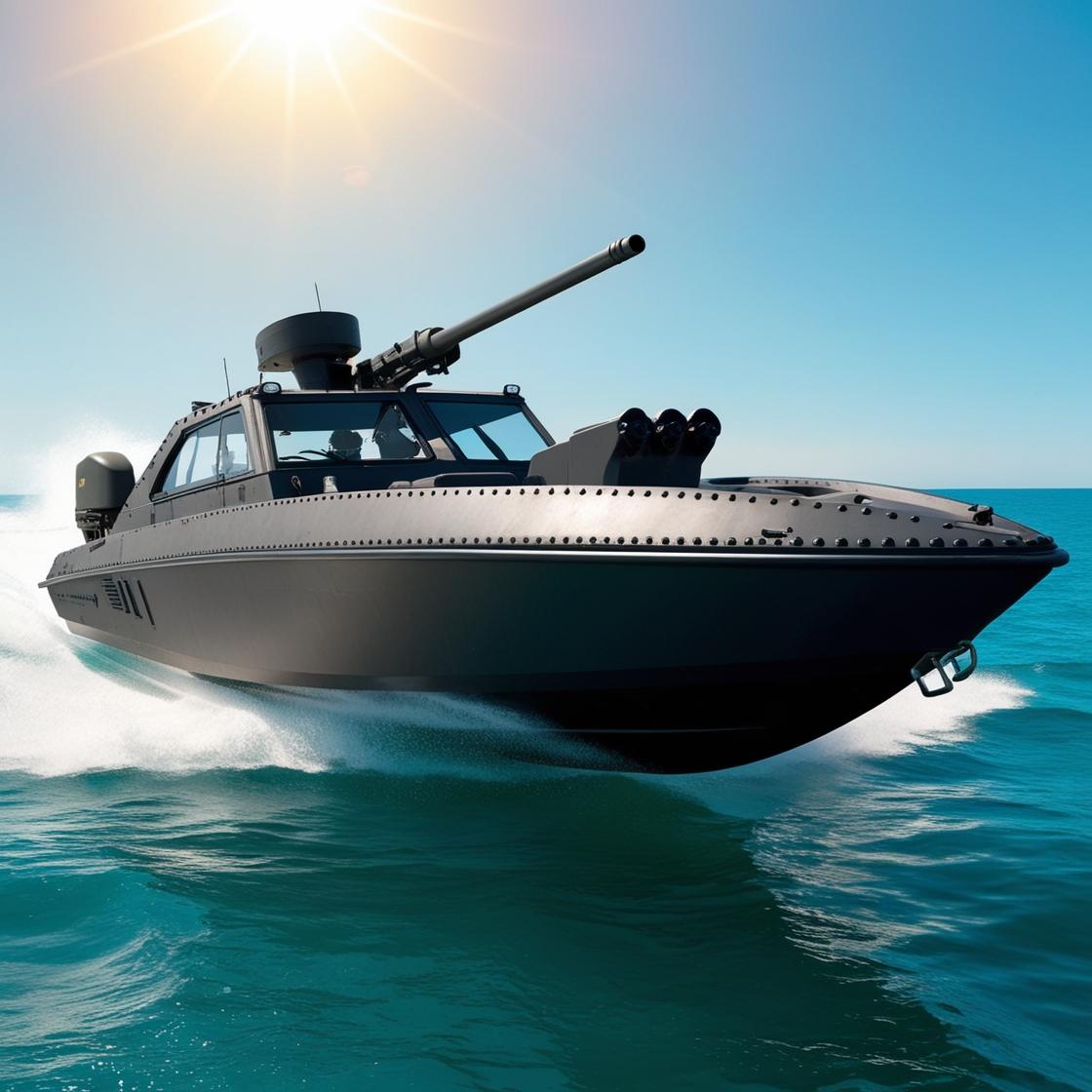 African Military Speed Boat (1)