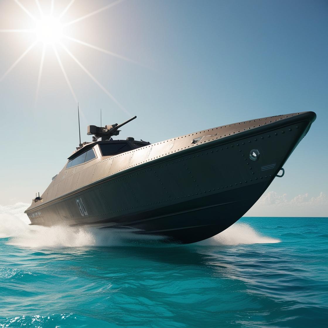 African Military Speed Boat (2)