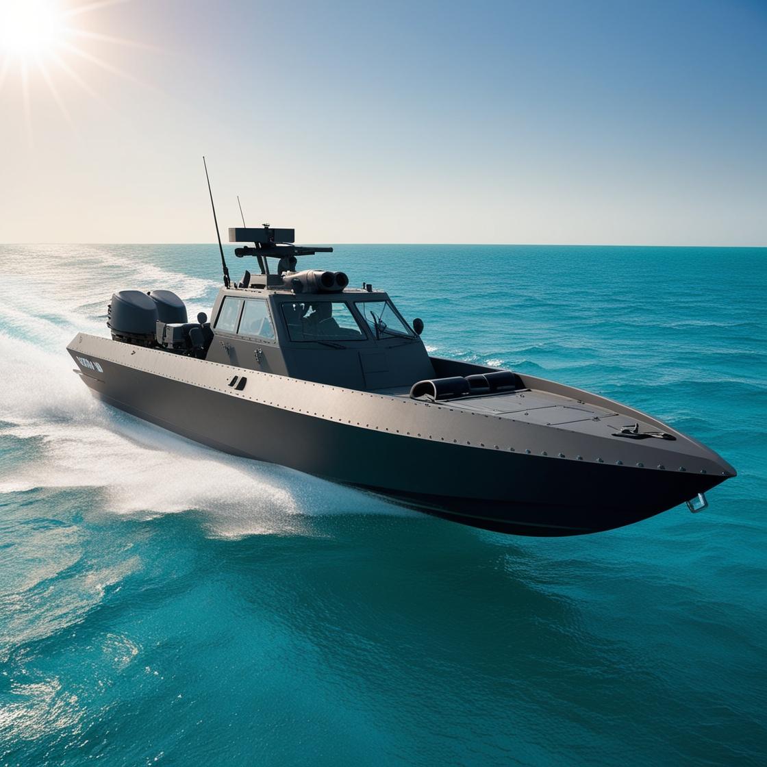 African Military Speed Boat (3)