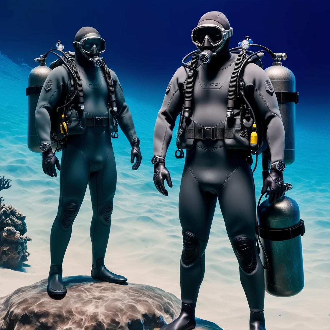 Military Advanced Diving equipment and wear