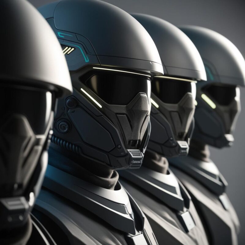 Integrated Tactical Communication Helmet - Image 4