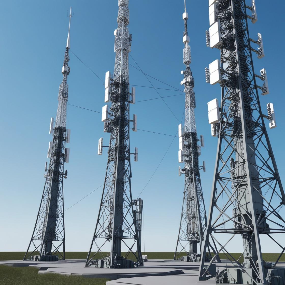Military Communication High Frequency Masts