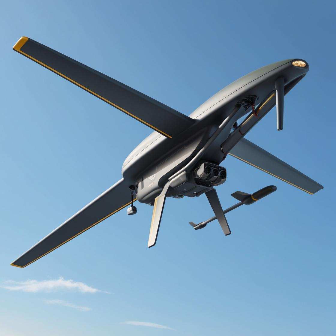 Military surveillance Drones that can fly for 8-12 hrs and cover a radius of 100-200 kms weather proof. (2)