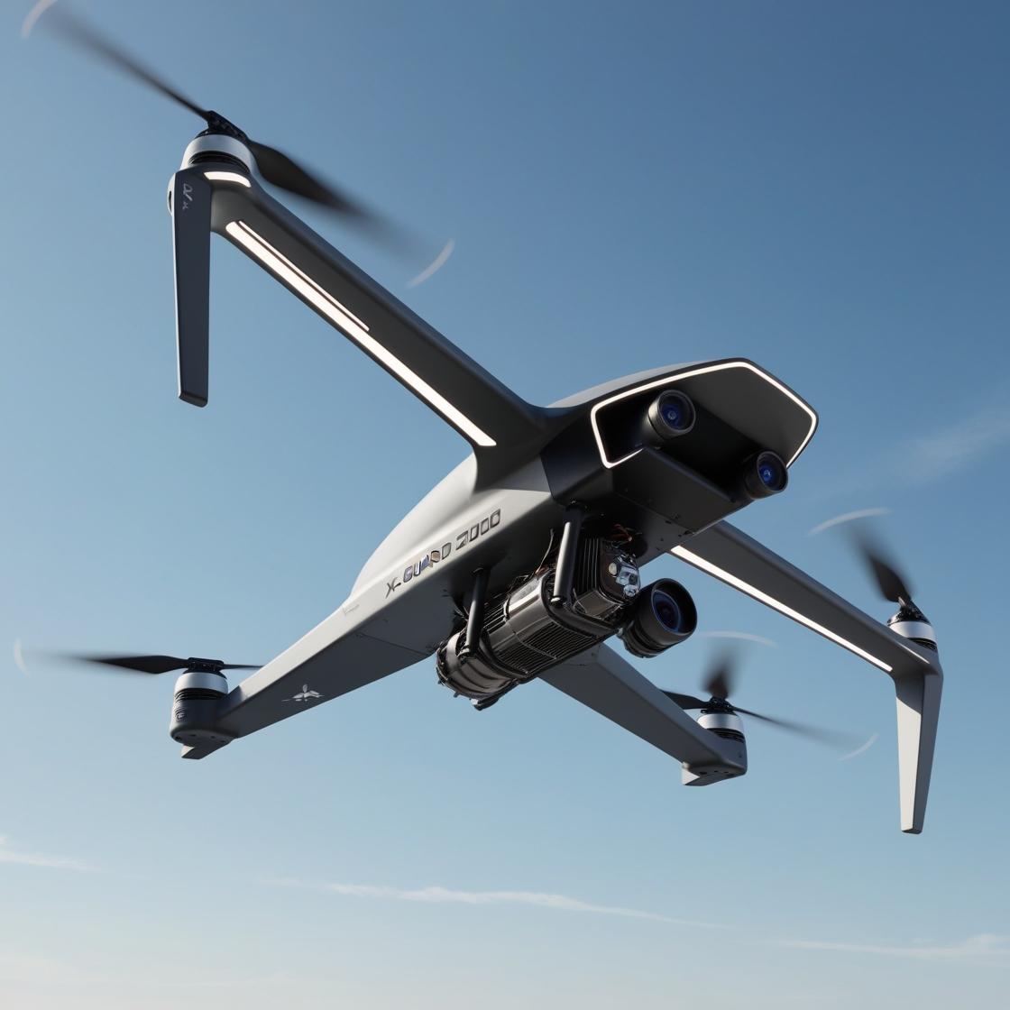 Military surveillance X-Guard 2000 Military Surveillance Drone