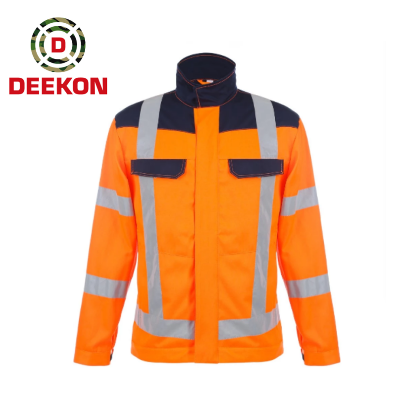 DEEKON Construction Railroad Oilfield Worker Jacket – Model DK-RJ-002
