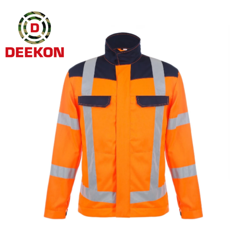 DEEKON Construction Railroad Oilfield Worker Jacket – Model DK-RJ-002