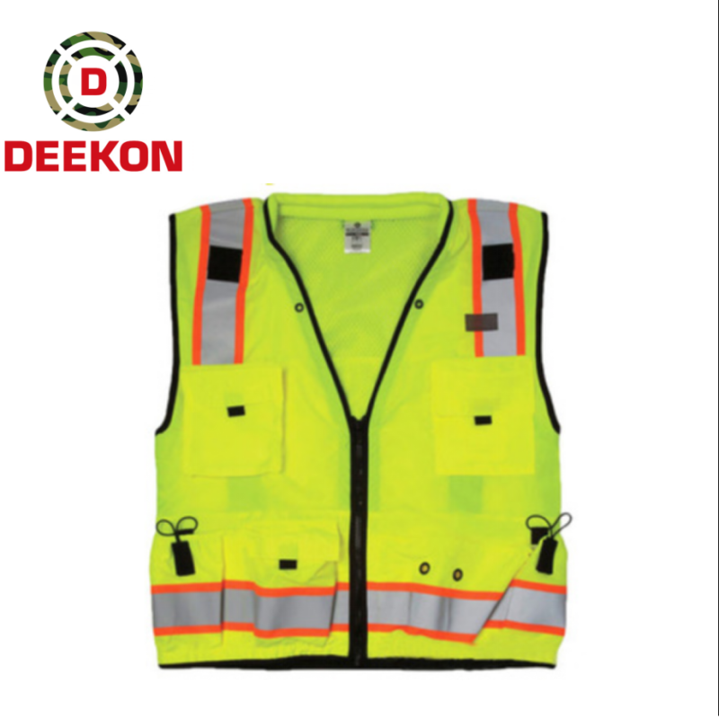 DEEKON High Visibility Soft Shell Safety Vest Model DK-RJ-013
