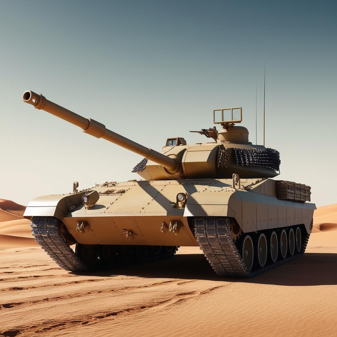 African Military Army Tank (generic not specific) (2)