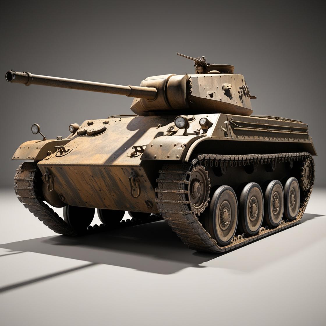 African Military Army Tank (generic not specific) (5)