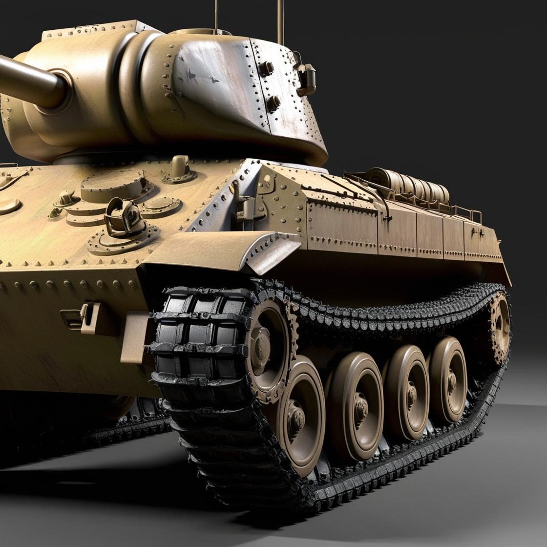 African Military Army Tank (generic not specific) (7)
